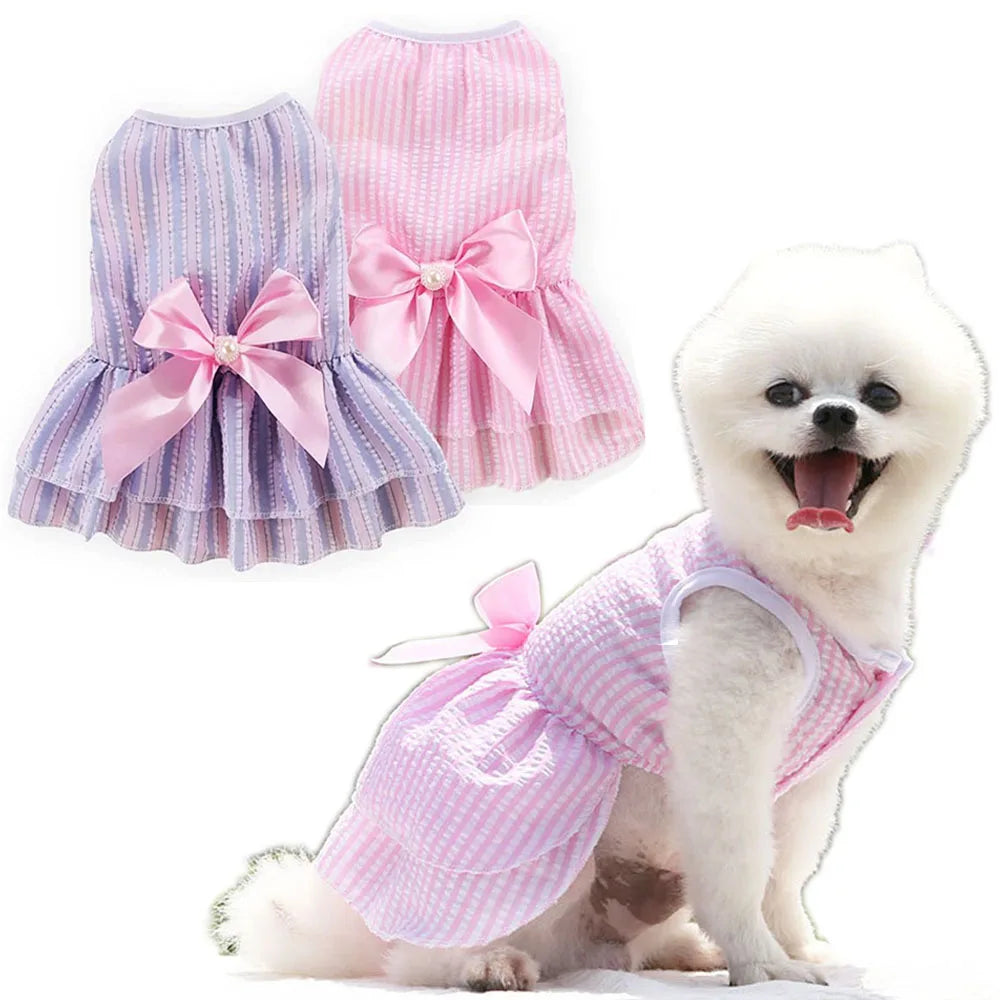 Dog Dresses for Small Dogs Cats Summer Princess Tutu Skirt