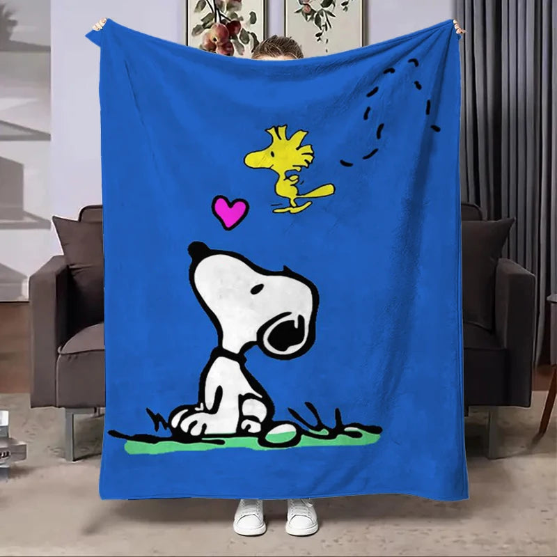 Disney Snoopy Flannel Fluffy Fleece Blanket