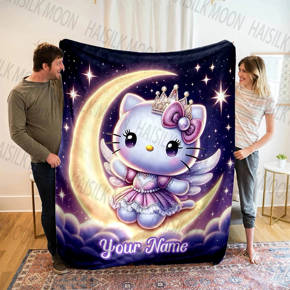 (Memo U Name) Sanrio Hello Kitty Printed Blanket