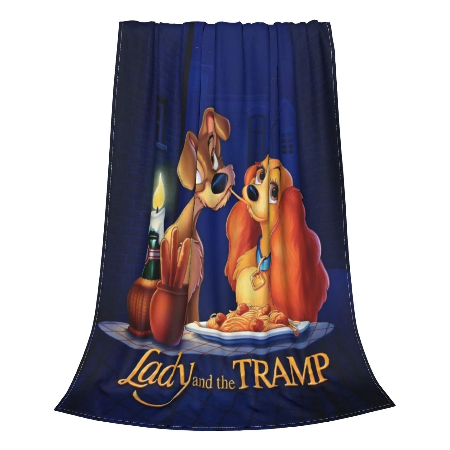 Lady and The Tramp Flannel Blanket