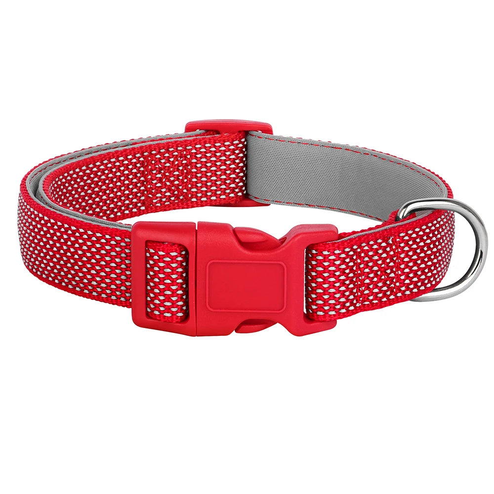 Reflective Nylon Dog Collar