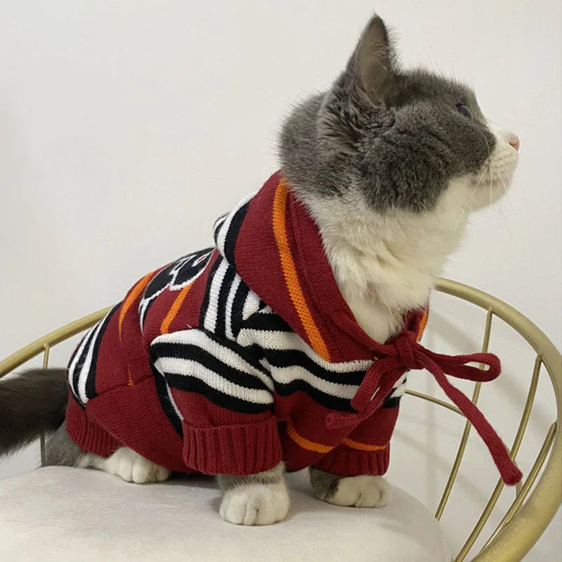 FULIBS Dog Brand Clothing Hoodie Knitted Sweater for Dogs