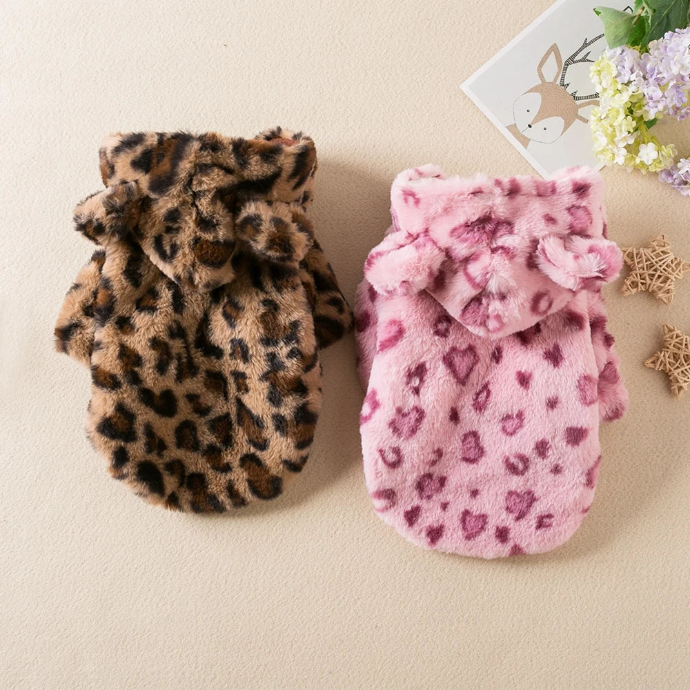 Winter Pet Dog Clothes Warm Fleece