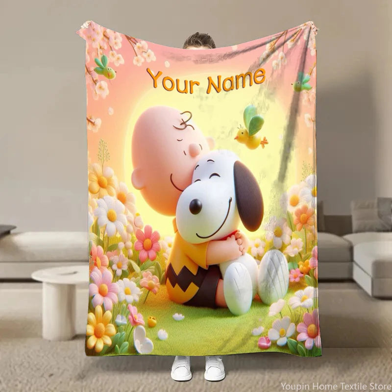 Personalized Blanket Snoopy