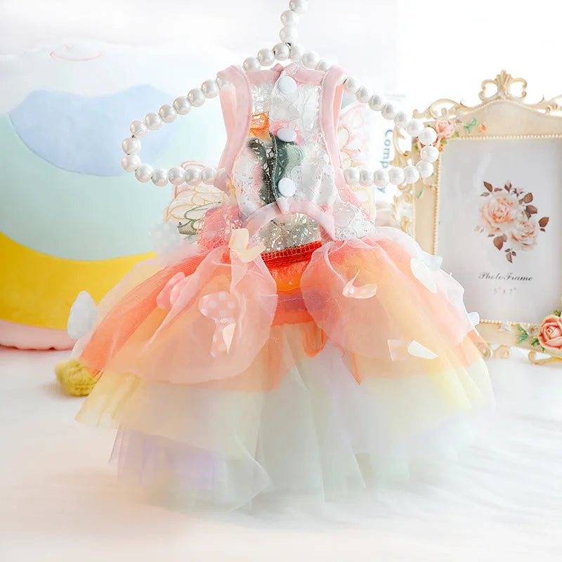 Summer Pet Princess Clothes Pet Dog Dress For Dogs Skirt