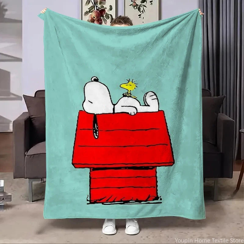 Disney Snoopy Flannel Fluffy Fleece Blanket