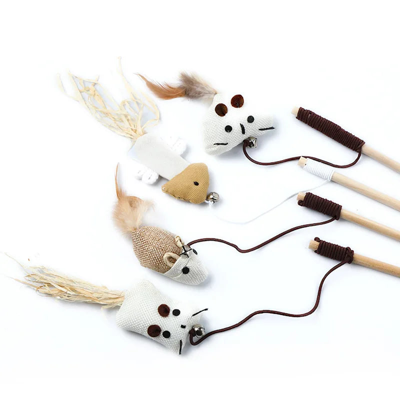 1PC Teaser Feather Toys