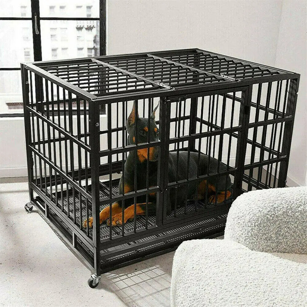 L XL XXL Heavy Duty Dog Crate