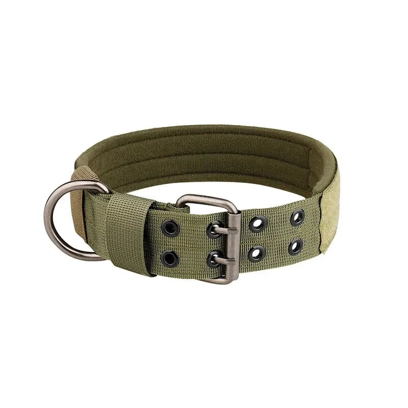 1pc Adjustable And Durable Nylon Tactical Pet Dog Collar