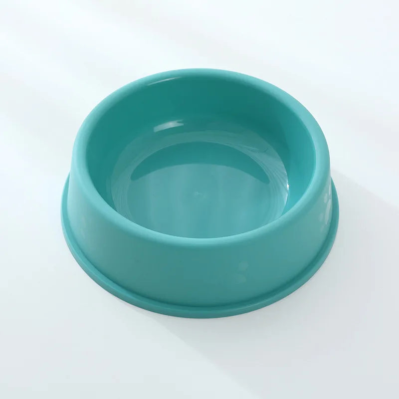 High quality solid color pet bowl