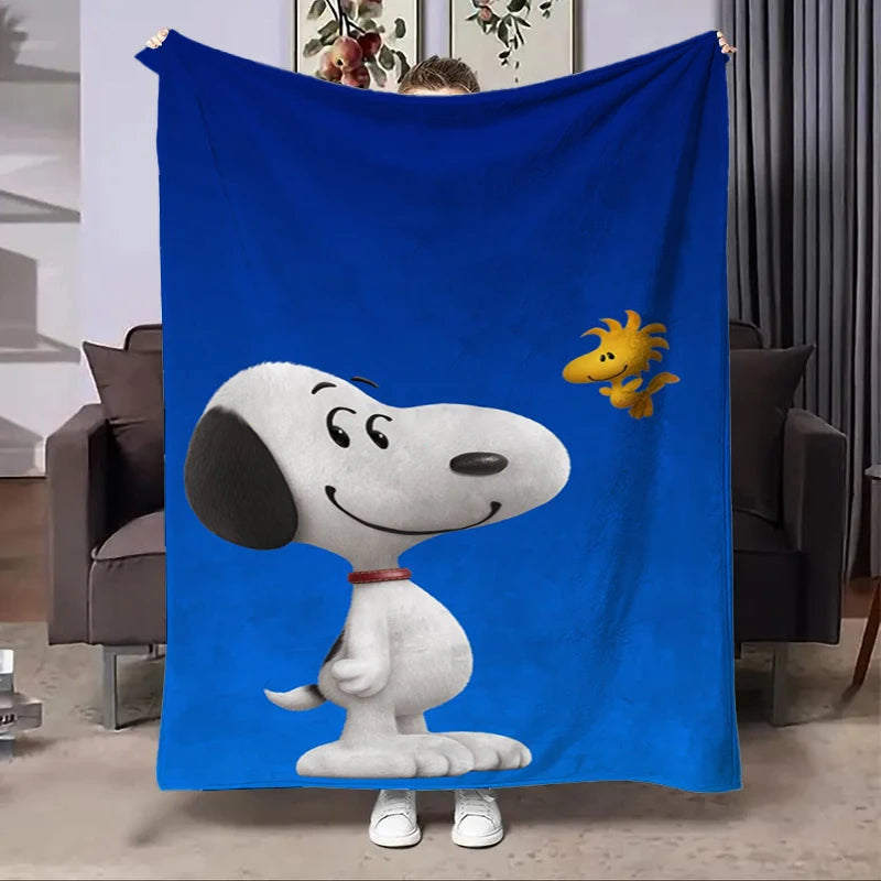 Disney Snoopy Flannel Fluffy Fleece Blanket