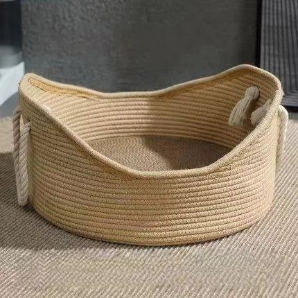 Handcrafted Rattan Cat Bed Puppy Kenne