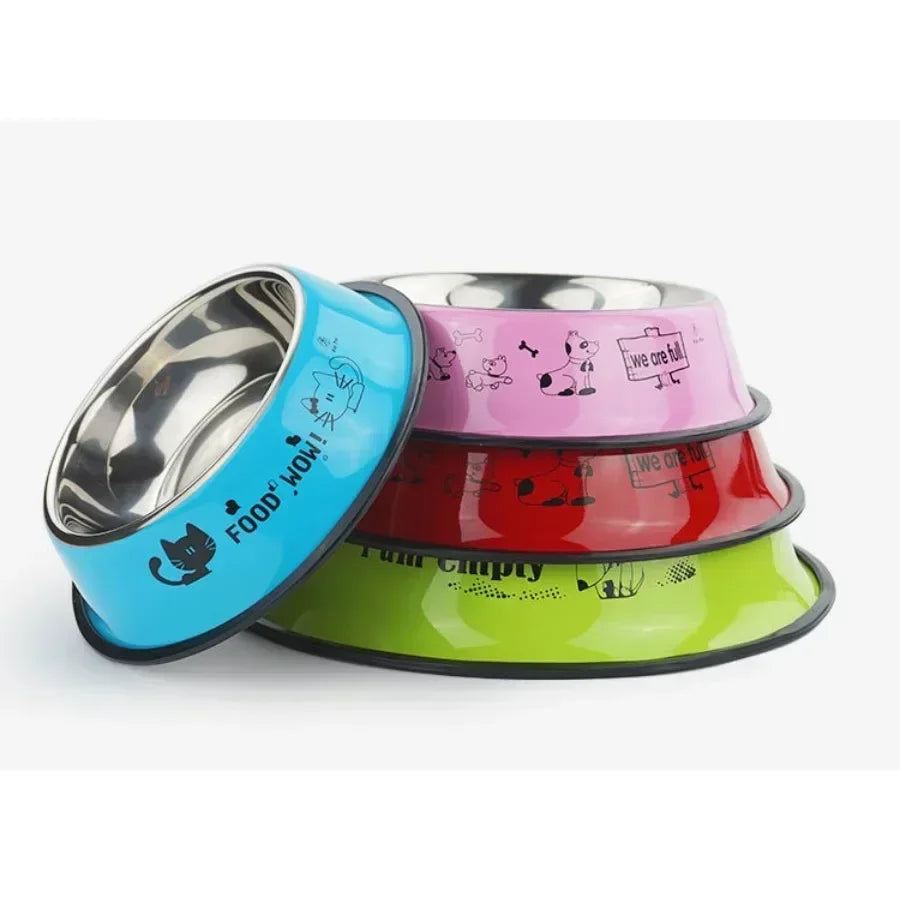 1PC Stainless Steel Dog Bowl Cat Bowl