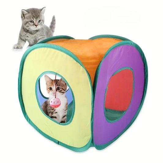 Cat Toys Foldable Pet Tunnels