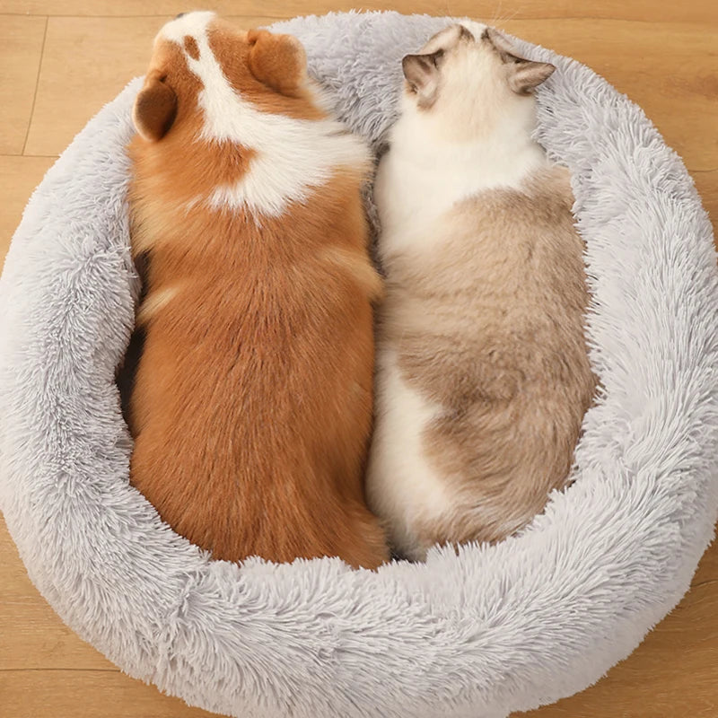 Round Dog and Cat Pet Bed