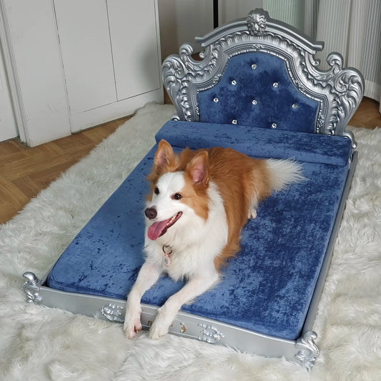 XXLarge Luxury Pet Bed with Headboard