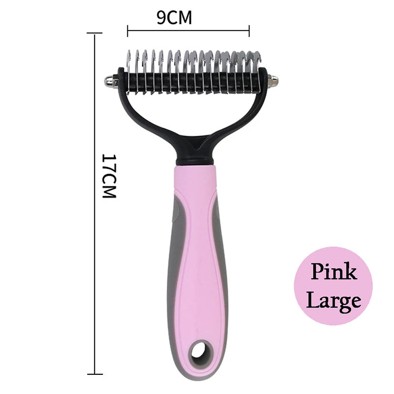 Professional Pet Deshedding Brush Dog Hair Remover