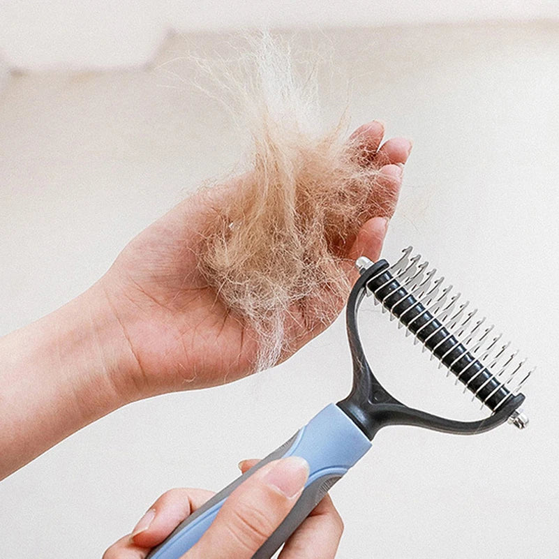 Professional Pet Deshedding Brush Dog Hair Remover