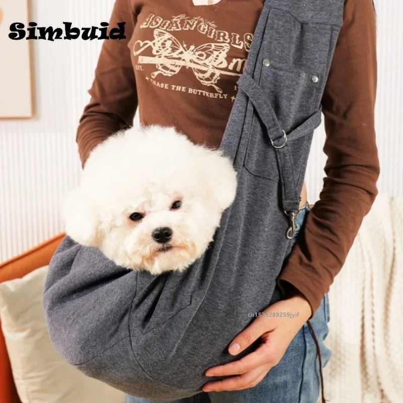 Comfortable Dog Bag Pet Out Crossbody Shoulder Bag