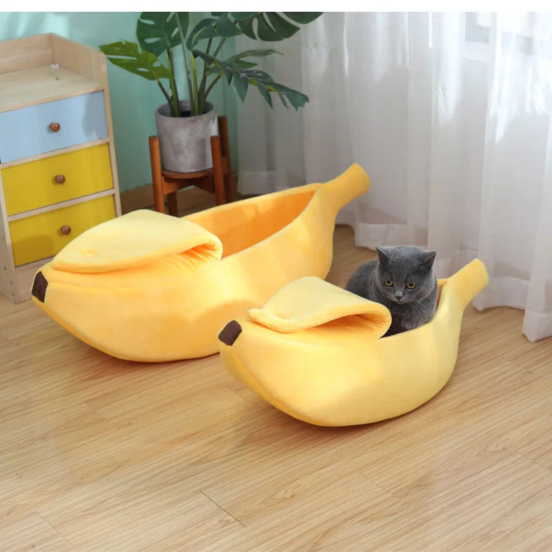 Banana Cat or Dog Bed