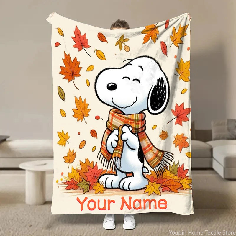 Personalized Blanket Snoopy