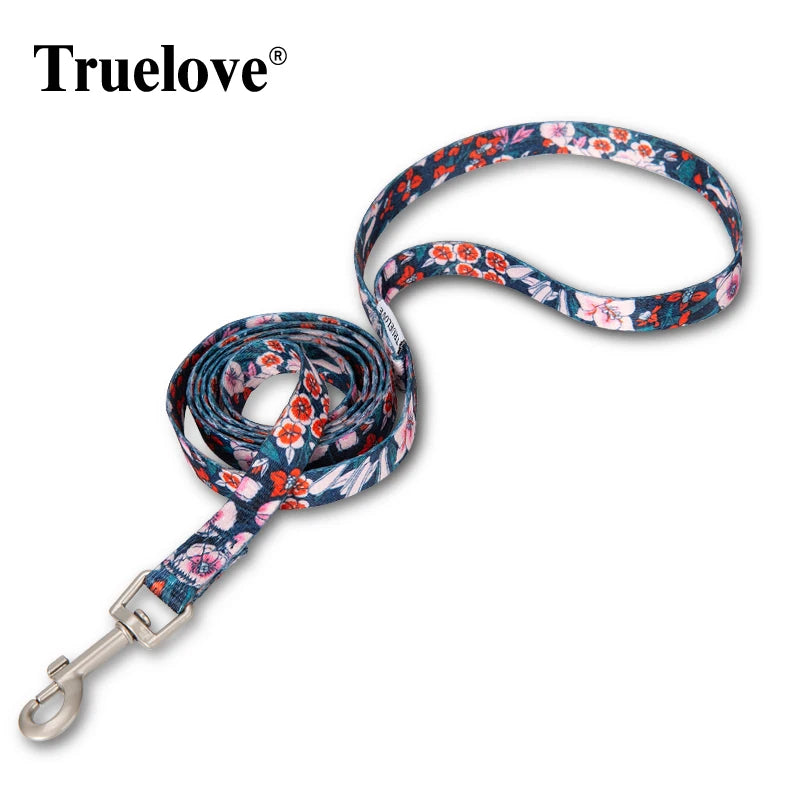 Truelove Floral Pet Leash Spring Design Lightweight Rope TLL3113