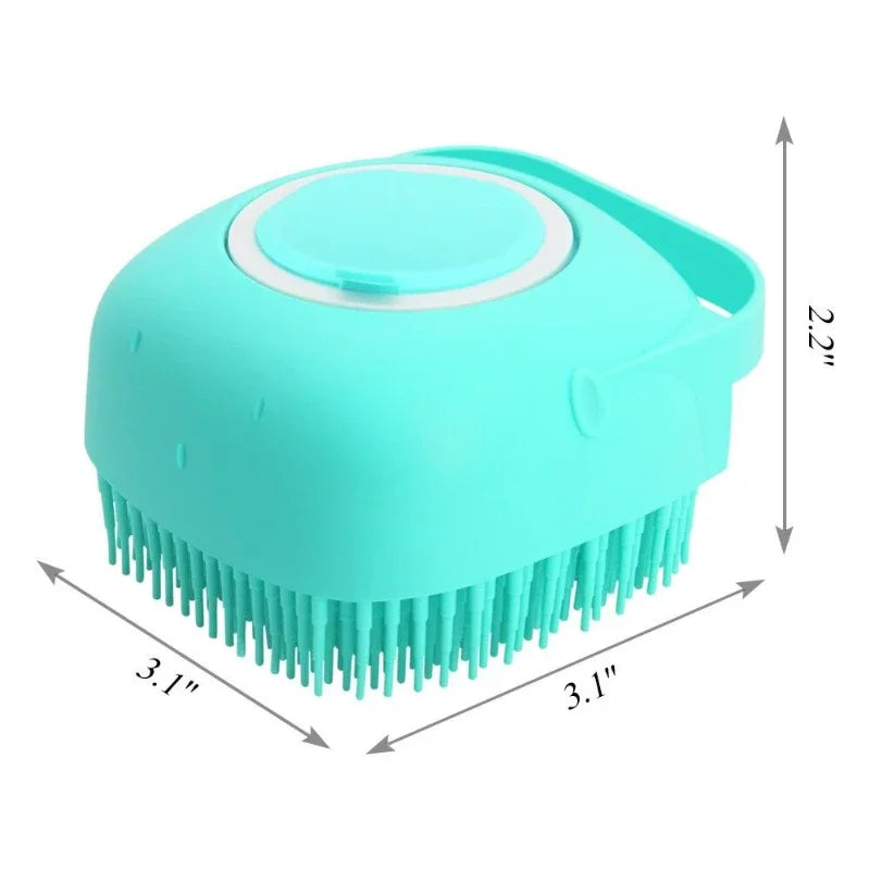 Pet Dog Shampoo Brush 2.7oz 80ml Cat Massage Comb