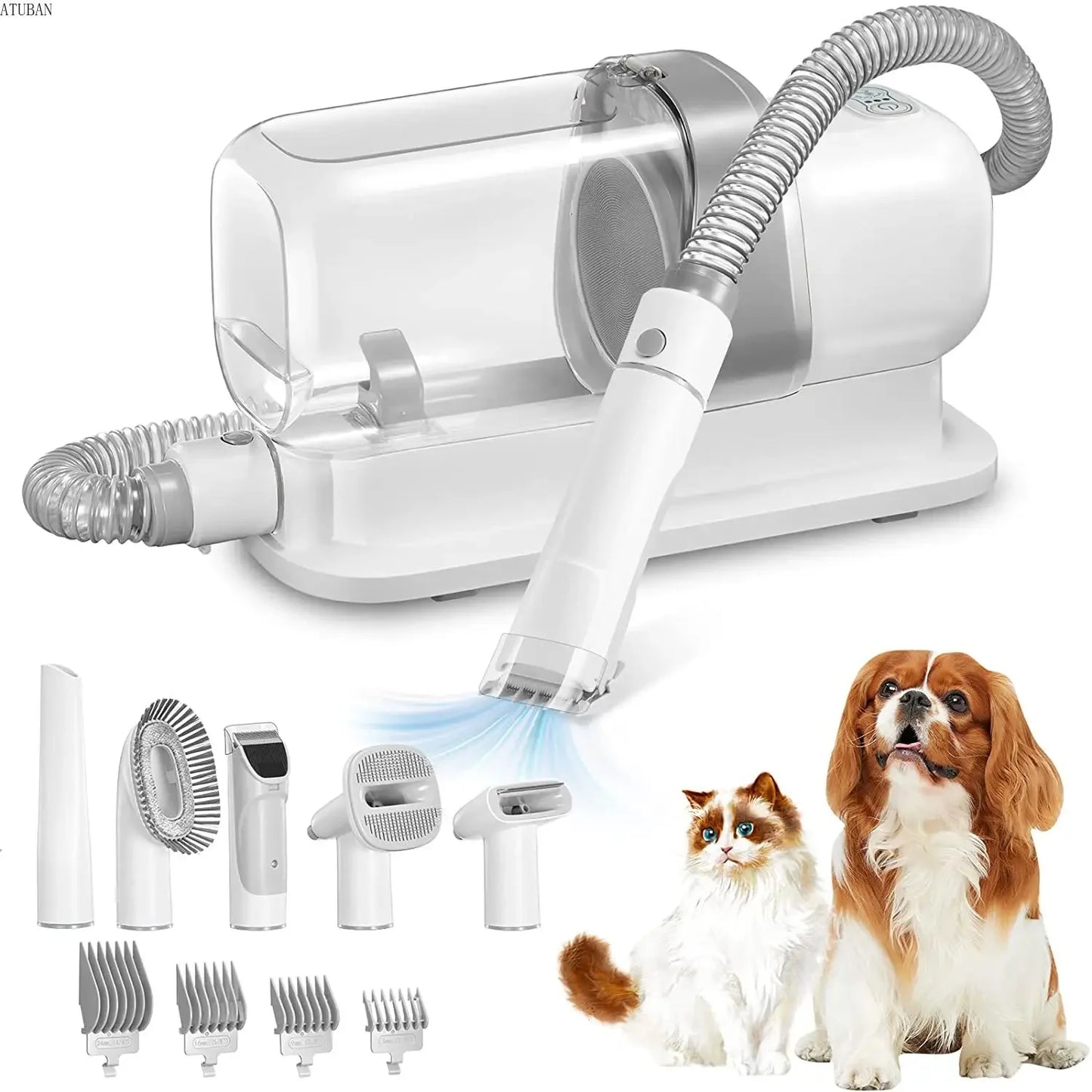 ATUBAN Pet Grooming Vacuum & Dog Grooming Kit