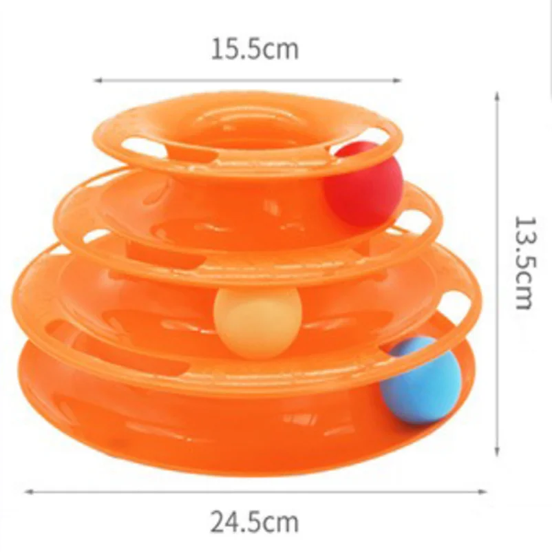 Pet cat toy Three-layer ball