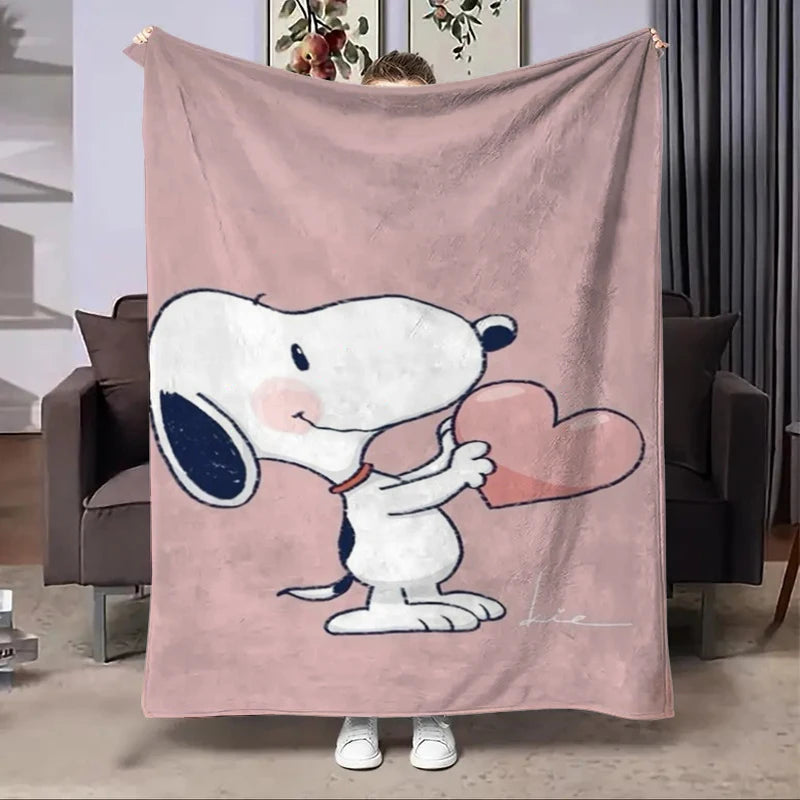 Disney Snoopy Flannel Fluffy Fleece Blanket