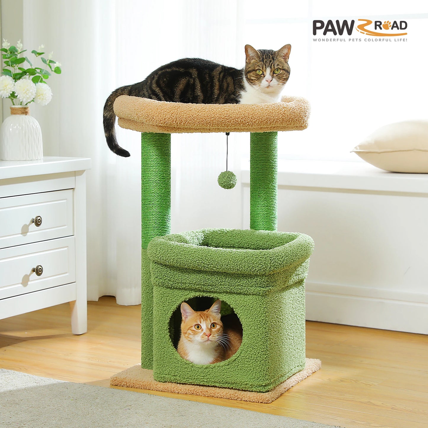 H68cm Small Cat Tree Condo