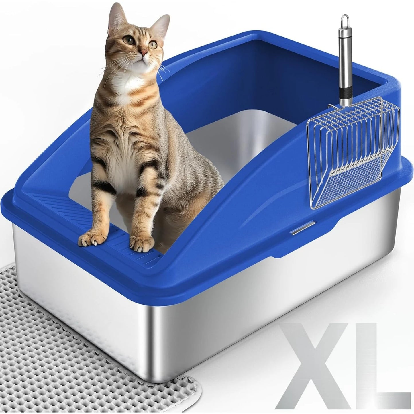 US Stainless Steel Litter Box