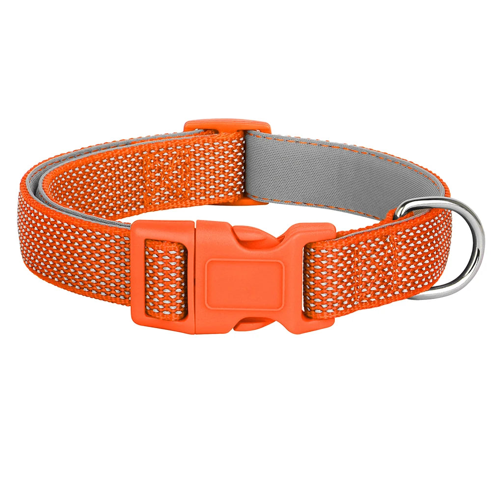 Reflective Nylon Dog Collar