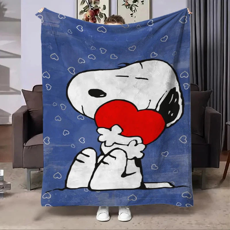 Disney Snoopy Flannel Fluffy Fleece Blanket