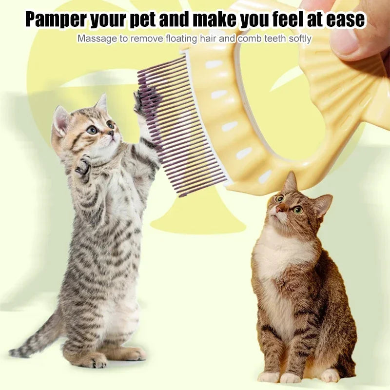 1Pc Pet Cat Comb Massage Brush