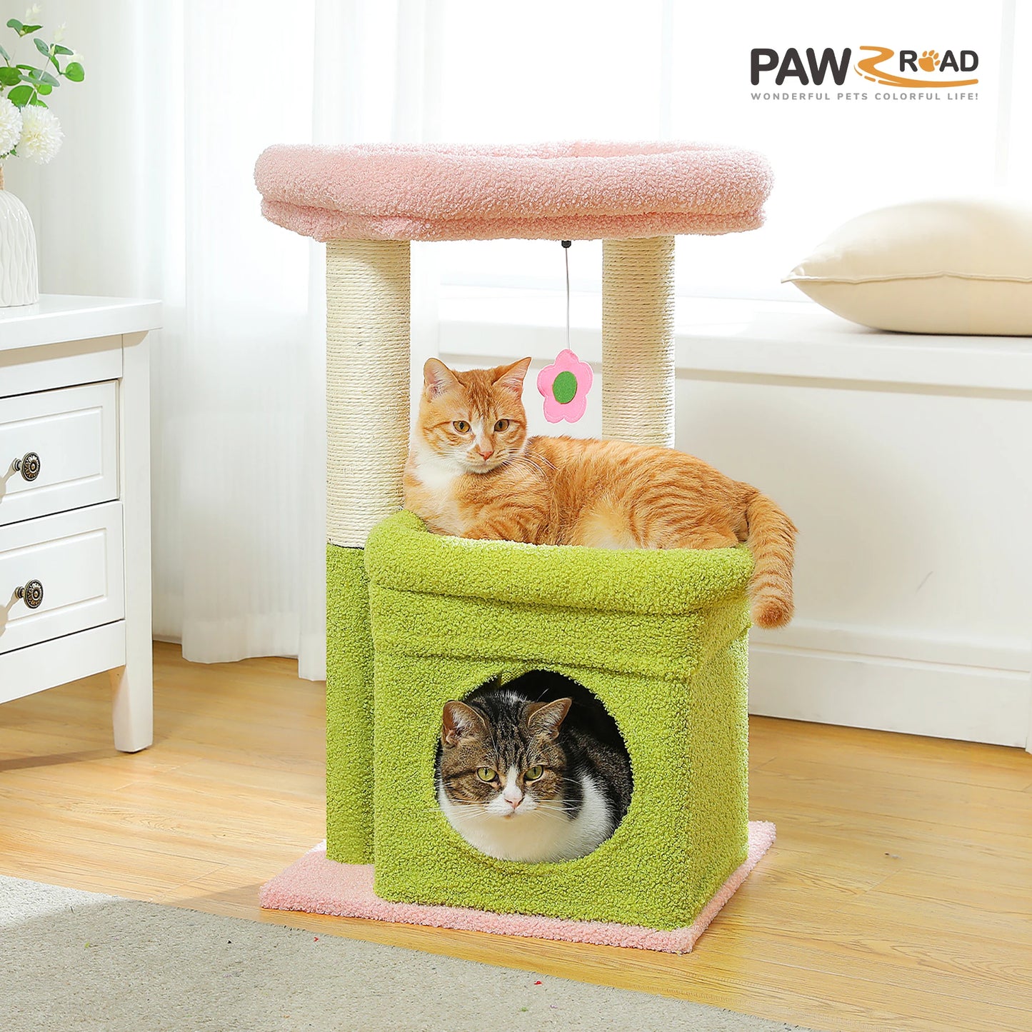 H68cm Small Cat Tree Condo