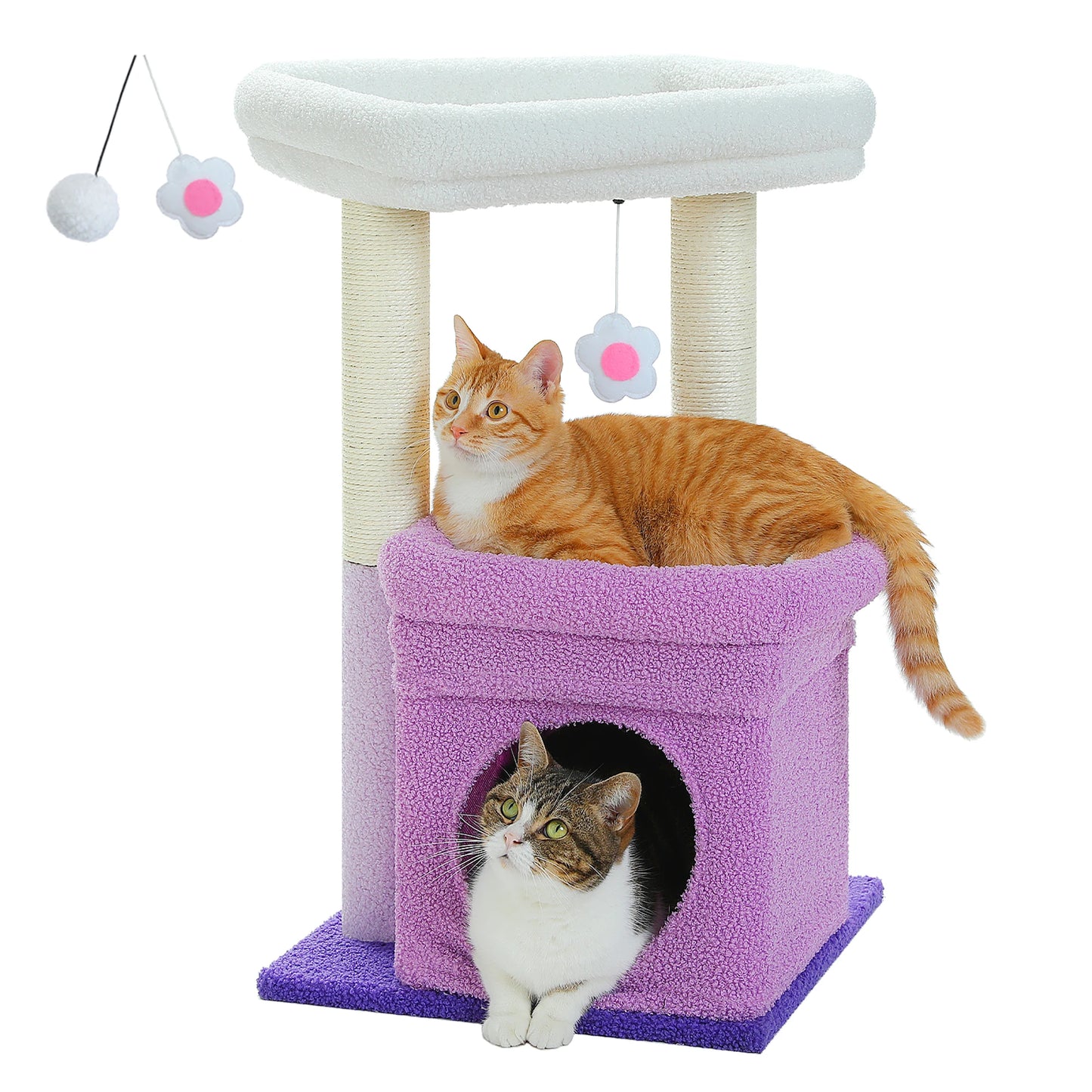 H68cm Small Cat Tree Condo