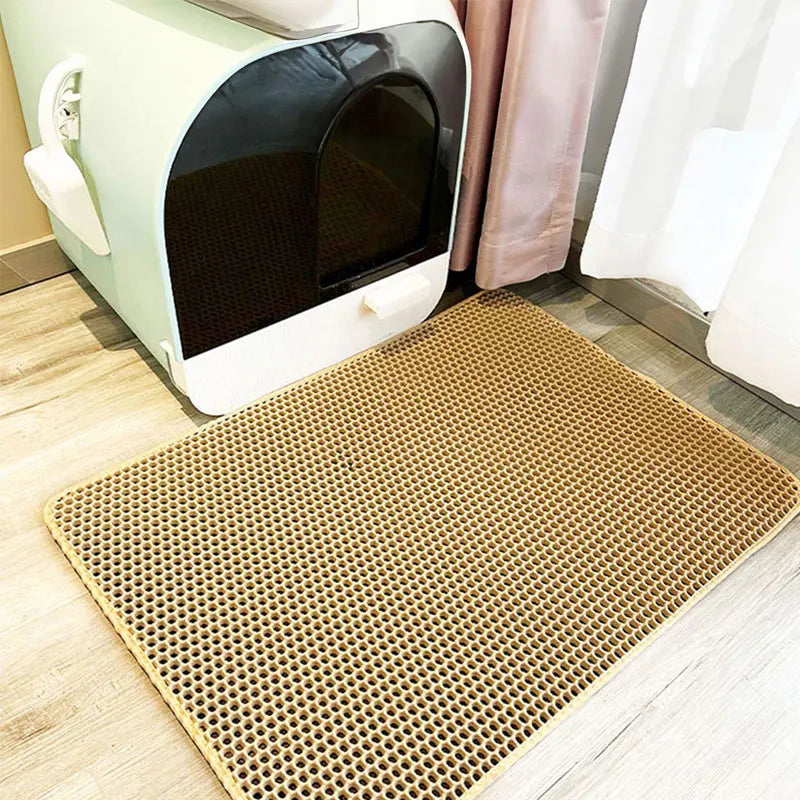 Pet Cat Litter Mat Waterproof Double Layer