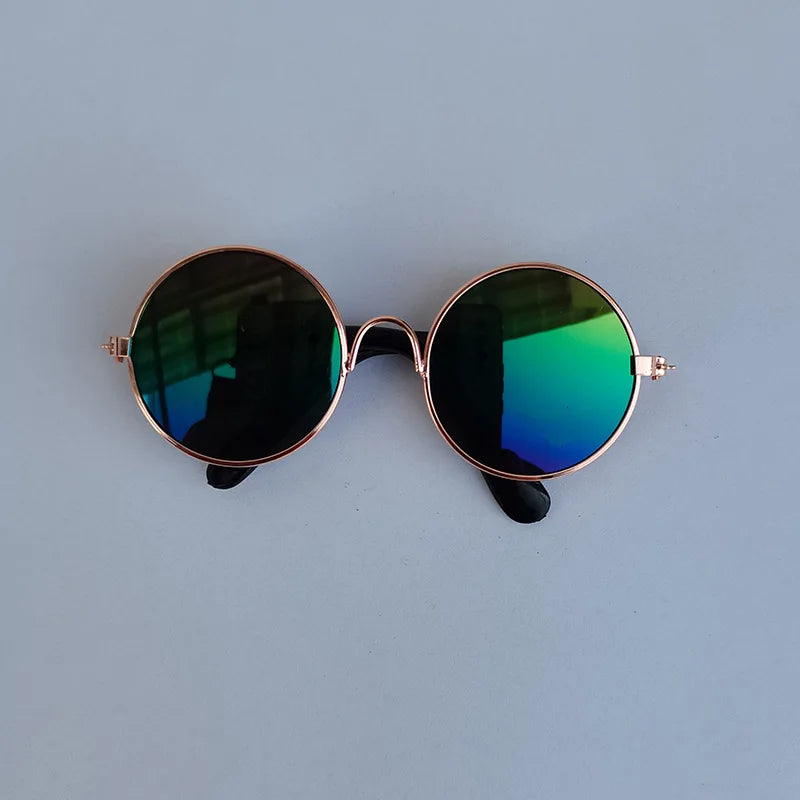 Lovely Vintage Round Cat Sunglasses Reflection Eye Wear Glasses