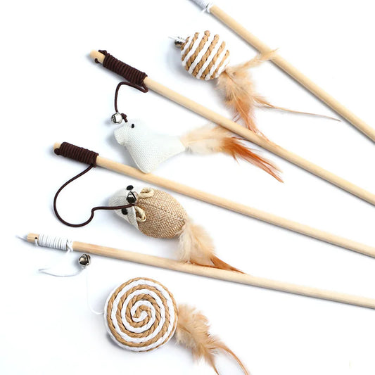 1PC Teaser Feather Toys