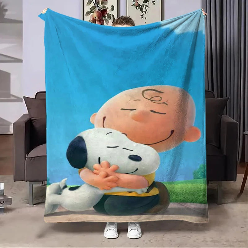 Disney Snoopy Flannel Fluffy Fleece Blanket