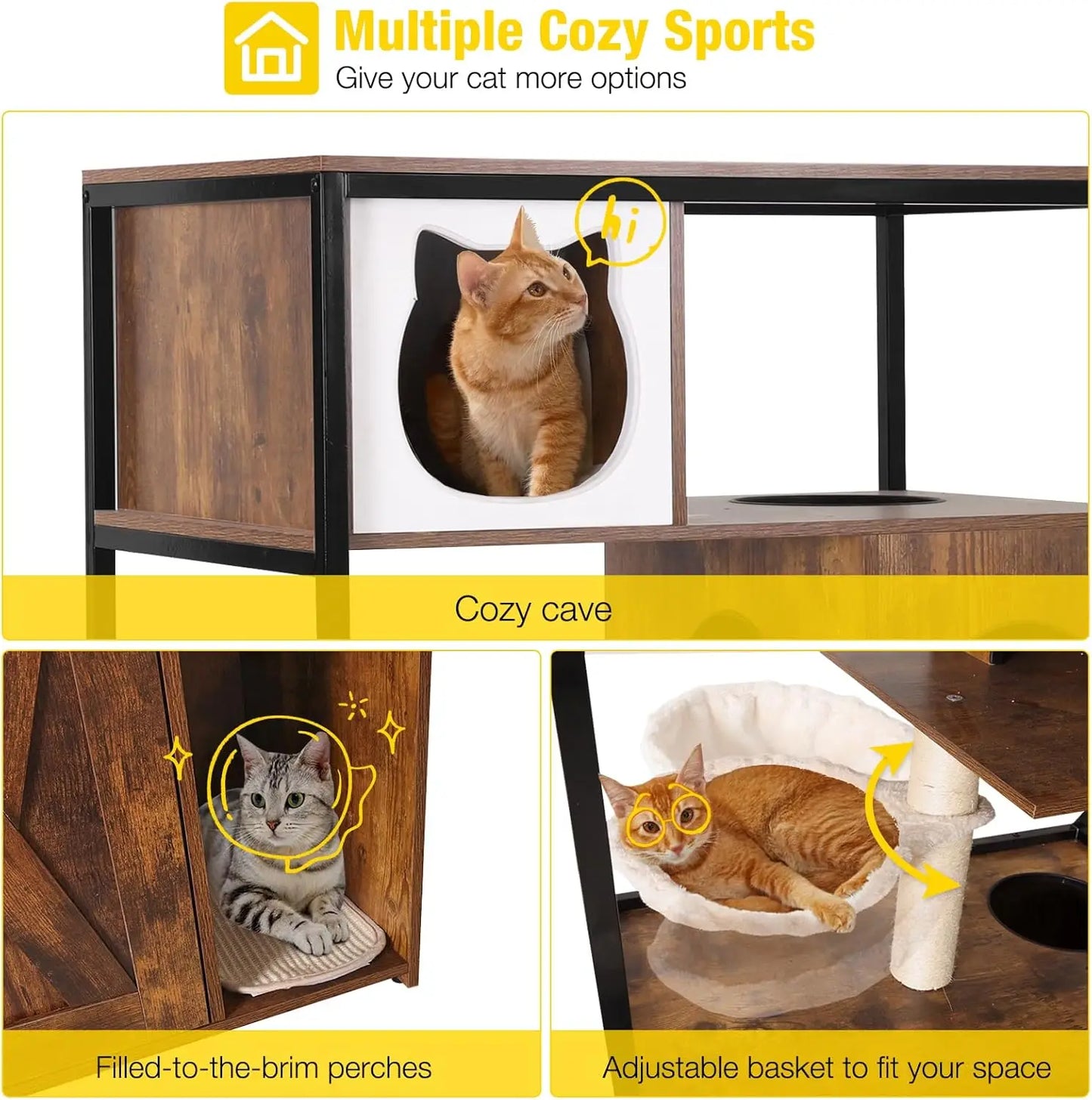 Cat Litter Box Enclosure Litter Box Furniture