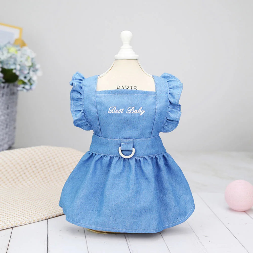 Dog Dress Puppy Luxury Skirt Dog Clothes Princess Dresses Wedding Evening Dress