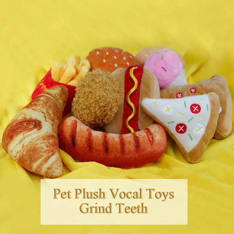 Plush Dog Toys Squeaky