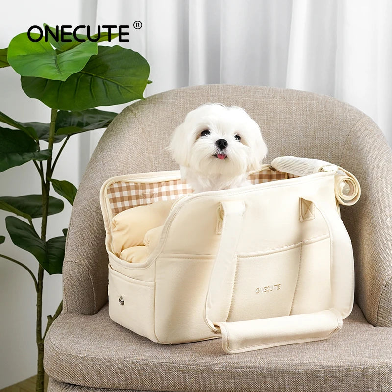 Puppy Go Out Portable Shoulder Handbag