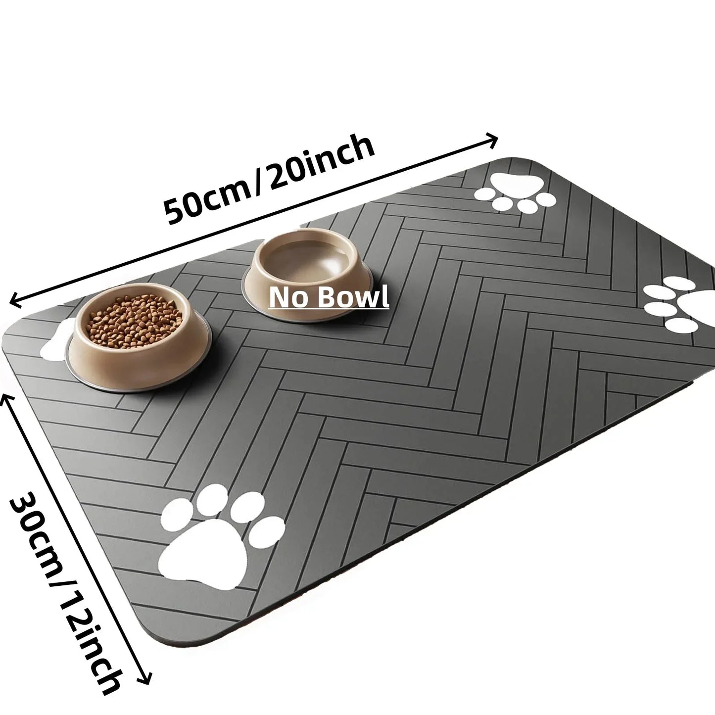 Pet Feeding Mat-Absorbent Pet Placemat