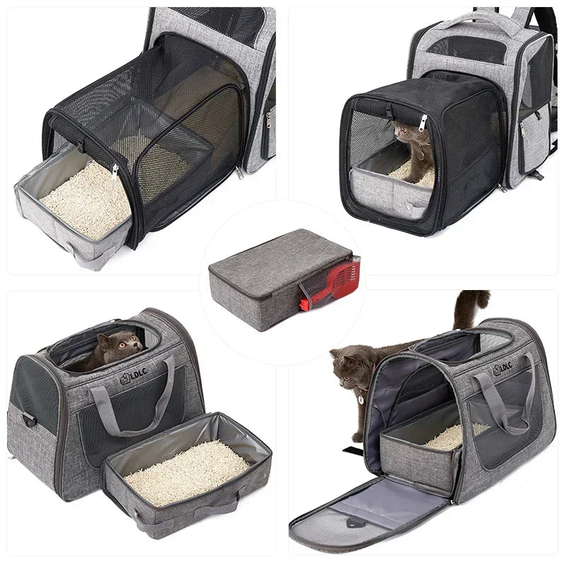 Foldable Cat Travel Litter Box