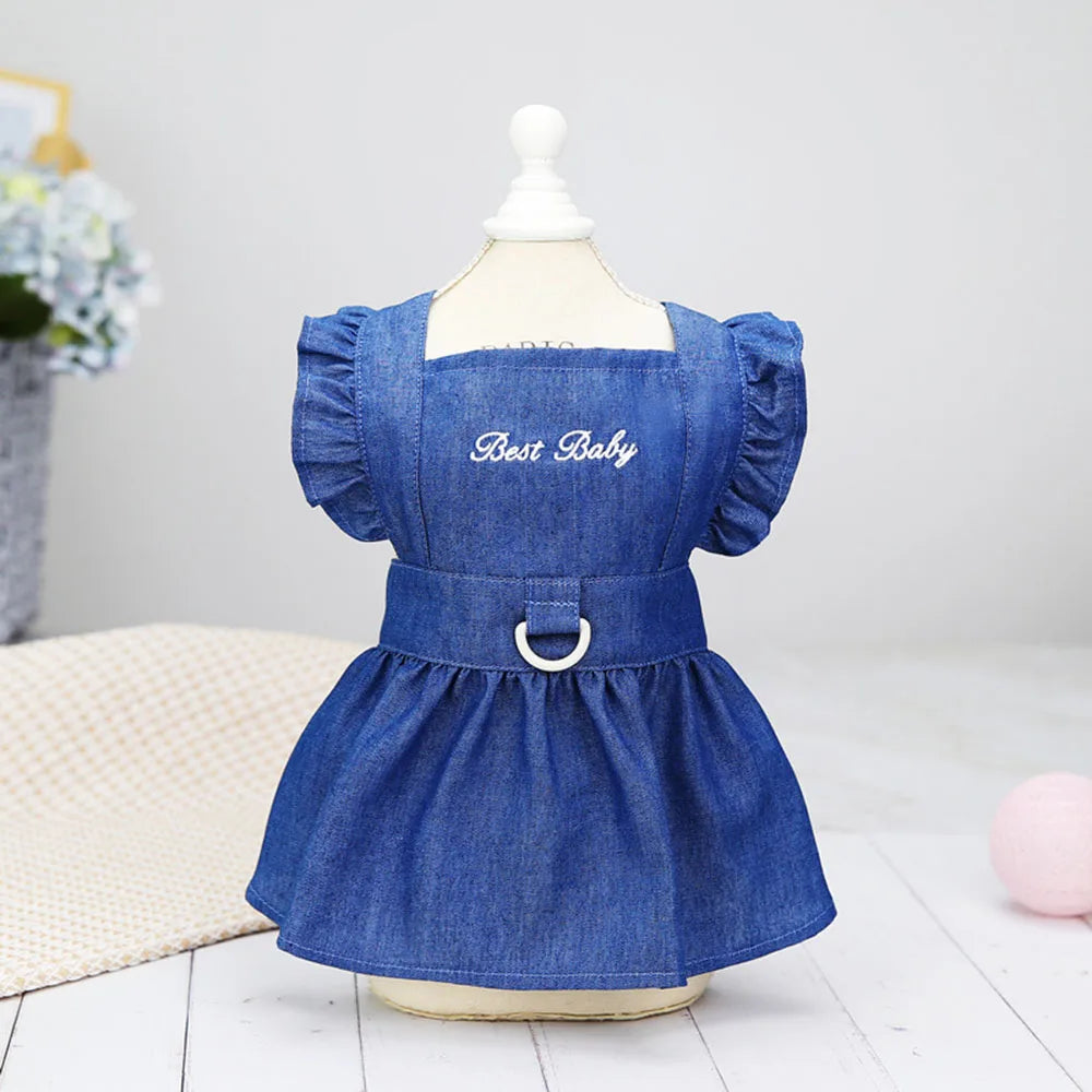 Dog Dress Puppy Luxury Skirt Dog Clothes Princess Dresses Wedding Evening Dress