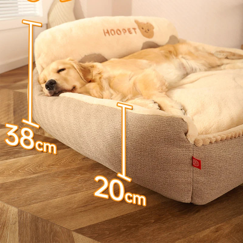 Bed for Dog Cat Soft Thickened Flannel Pet Nest