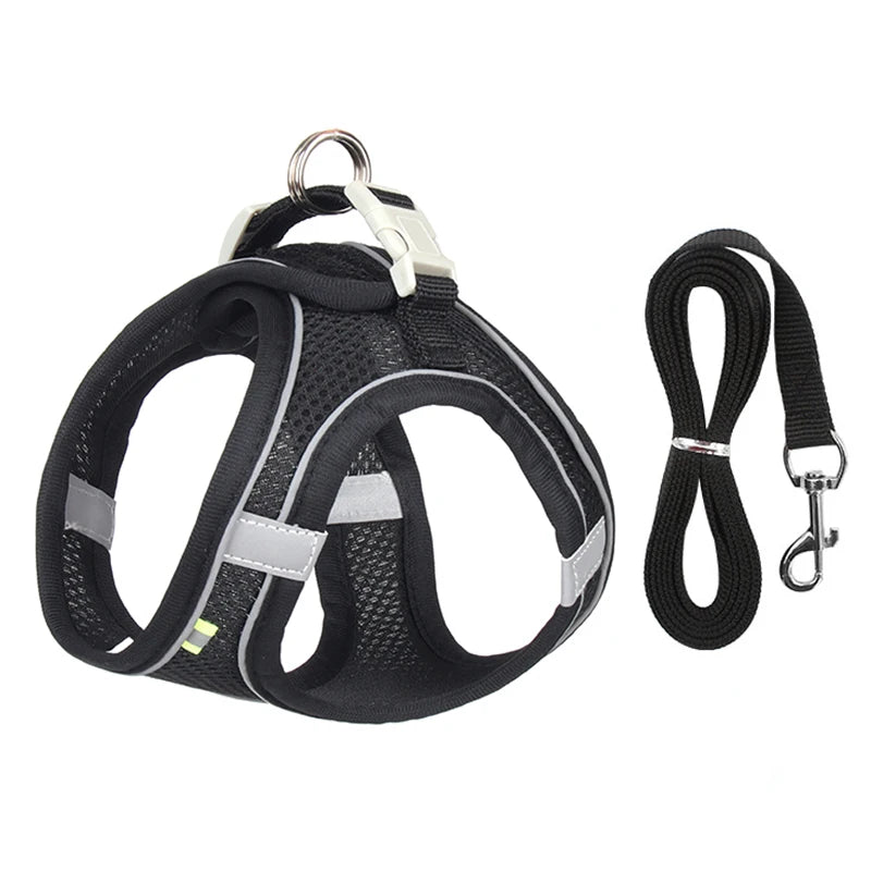 Dog Harness Leash Set for Small Dogs and Cats